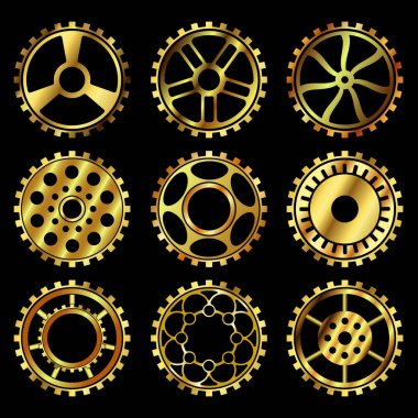 Steampunk vites vektör