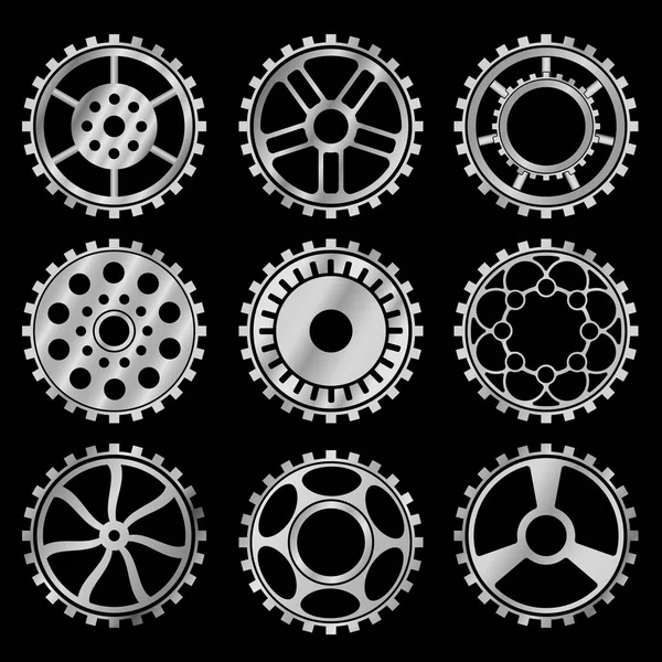 The steampunk gears vector — Stock Vector