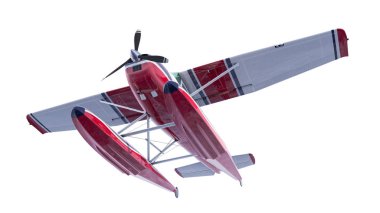 Retro deniz uçağı çizimi. 3 Boyutlu Hazırlama