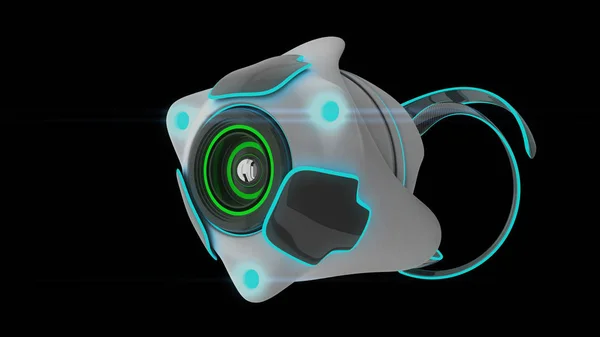 Nano robot 3d render — Stockfoto