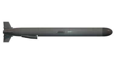 Cruise füzesi. 3d render