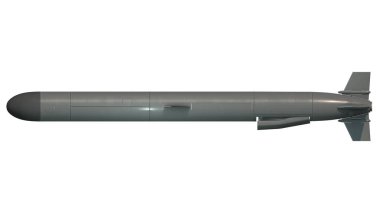 Cruise füzesi. 3d render