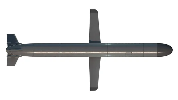 Missile de croisière. rendu 3D — Photo