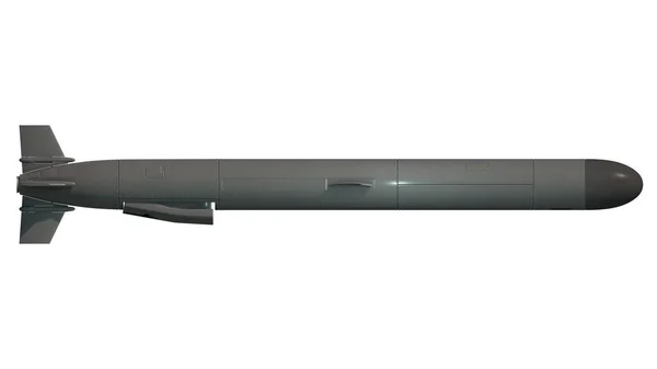 Cruise missile. 3D render — Stock Photo, Image