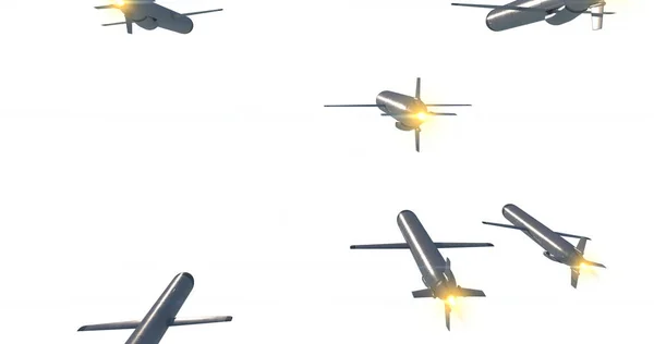 Missile Cruise. Rendering 3D — Foto Stock