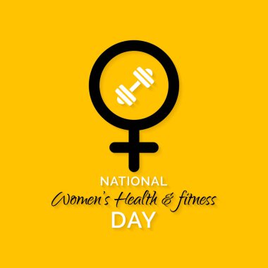 Ulusal Kadın Sağlığı ve Sağlık Günü konulu vektör illüstrasyonları her yıl Eylül ayında Çarşamba günü gözlemlenmektedir.