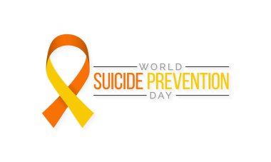 Dünya İntihar Önleme Günü konulu vektör illüstrasyonu her yıl 10 Eylül 'de tüm dünyada gözlemlenmiştir..