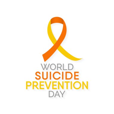 Dünya İntihar Önleme Günü konulu vektör illüstrasyonu her yıl 10 Eylül 'de tüm dünyada gözlemlenmiştir..