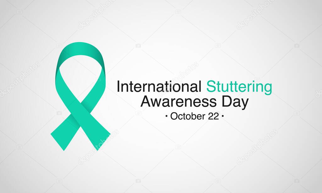 Vector illustration on the theme of International Stuttering awareness day observed each year on October 22 across the globe.