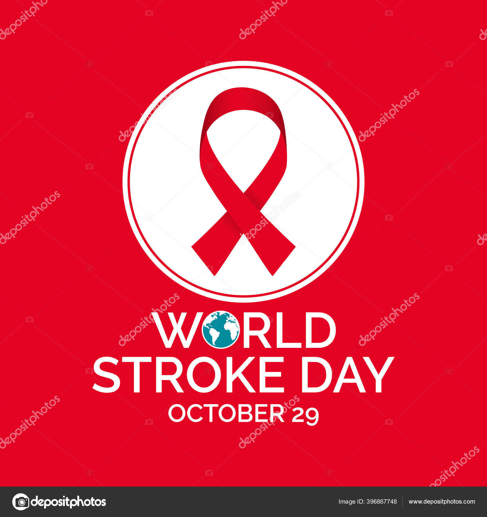 World Stroke Day Observed October Serious Nature High Rates Stock Vector Image by ©waseemkhan224422.gmail.com #396867748