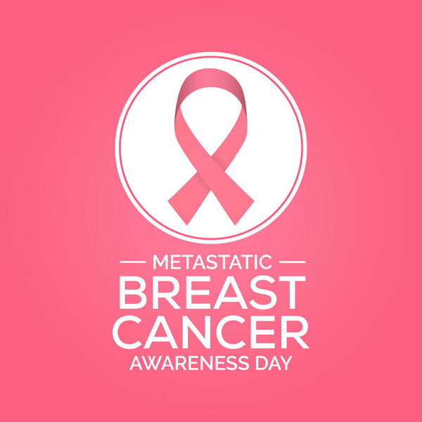 Vector illustration on the theme of Metastatic Breast Cancer awareness day observed each year on October 13th.