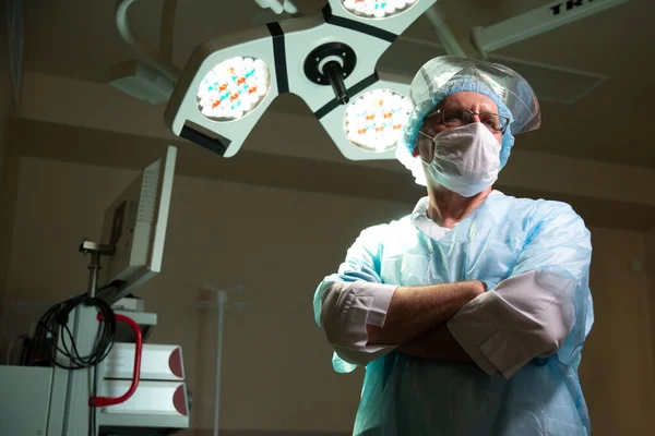 Cheerful Team Studentspassing Exams Operating Room Hospital Close Photo Good — Stock Photo, Image