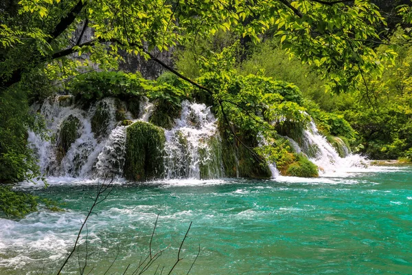 Plitvice Lakes National Park Croatias Most Popular Tourist Attraction — Stock Photo, Image