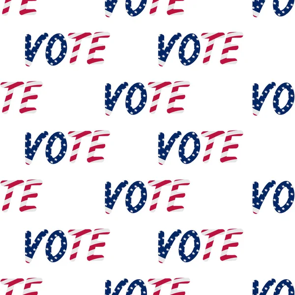 Ψηφίστε Χωρίς Ραφή Διανυσματικό Μοτίβο Πολιτικά Θέματα Προεδρικές Εκλογές Στις — Διανυσματικό Αρχείο