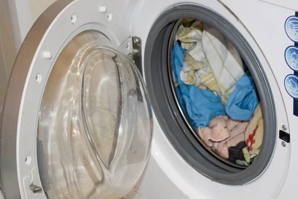 Dirty Laundry in the washing machine