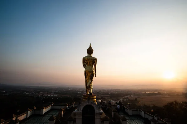 Nan Thailand Feb Tourrists Wat Phra Kao Noi Buddhist Temple — стоковое фото