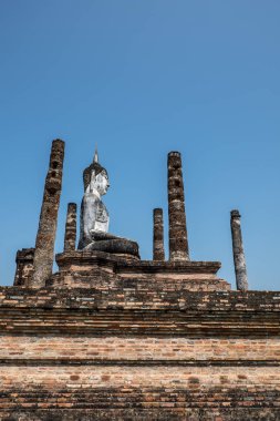 Antik pagoda adlı Sukhothai Historical Park, Mahatat Tapınağı, Sukhothai Historical Park, Tayland