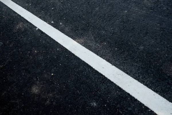 New White Line Road Texture — Stock Photo, Image