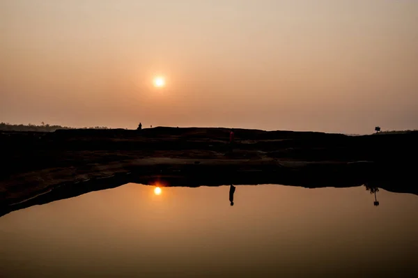 Neviditelné Sam Pan Bok Grand Canyon Ubon Ratchathani Severovýchodní Thajsko — Stock fotografie