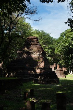 Wat Khong Chai Tarihi Parkı Kamphaeng Phet, Tayland 