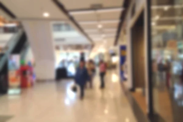 Rozmazaný obraz shopping mall a lidí, v obchodním domě. — Stock fotografie