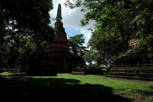 Wat Nong Langka Tarihi Parkı Nakhon Chum Kamphaeng Phet, T — Stok fotoğraf