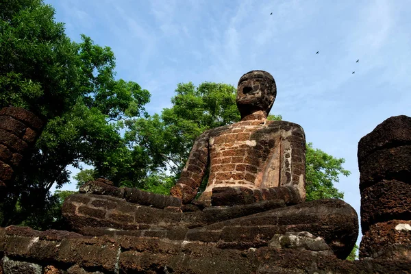 Kamphaeng Phet, Tayland Buddha Heykelleri Tarihi Parkı (bir pa — Stok fotoğraf