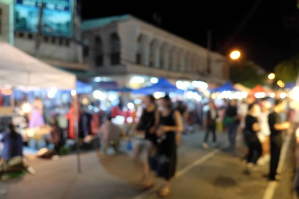 İnsanlar Blurred Backgro ile sokakta Gece Festivali Olay Partisi — Stok fotoğraf