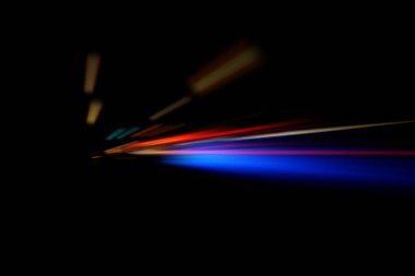 Bulanık Aydınlatma ve gece ışıkları, araç trafik hareket bulanıklığı 