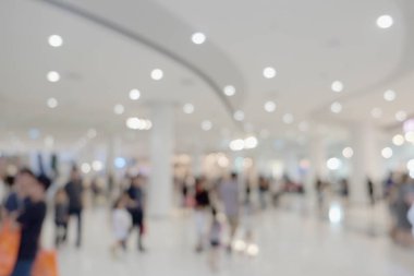 bulanık görüntü insanlar, mağaza ve alışveriş merkezi
