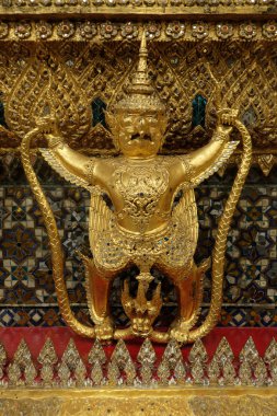 Wat Phra Kaew - Tapınağı Emerald Buda Guardian'daki iblis 