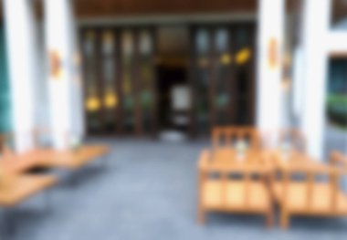 arka plan için otel/tatil köyü iç bulanıklığı