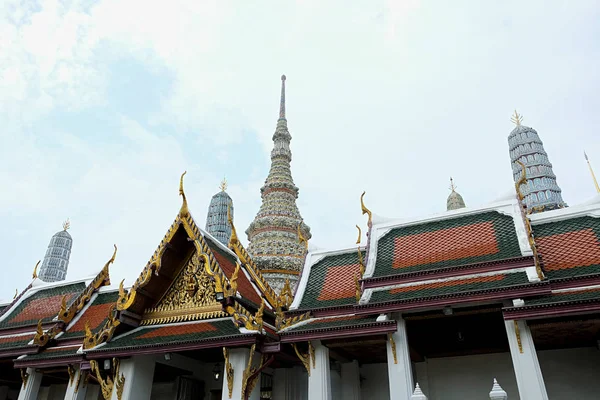 Wat Phra Kaew - Il Tempio di Buddha Smeraldo a Bangkok , — Foto Stock