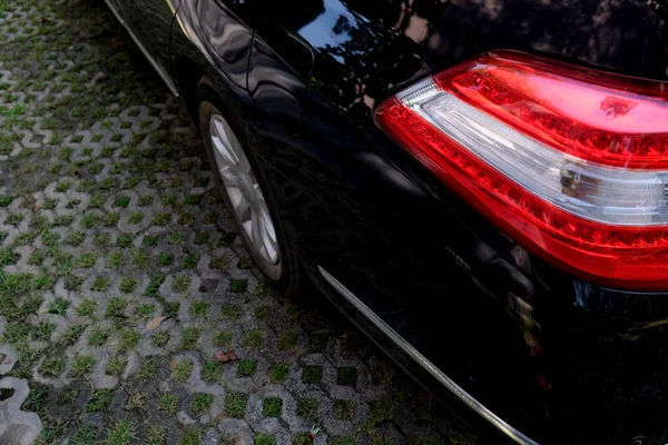 The image of Car parking in car park on daytime — Stock Photo, Image