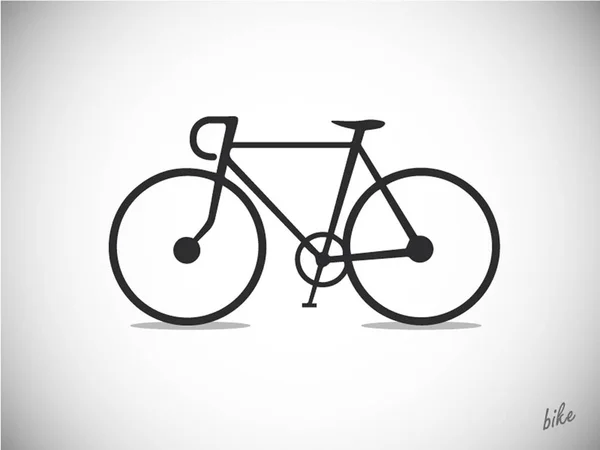 Símbolo de icono retro de bicicleta vectorial — Archivo Imágenes Vectoriales