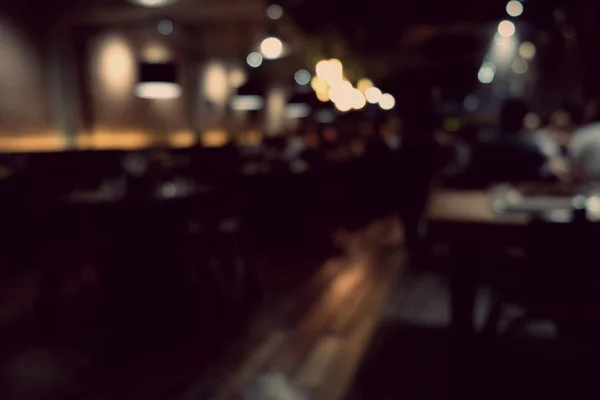 Kawiarnia rozmyte tło z bokeh światła z filtrem vintage — Zdjęcie stockowe