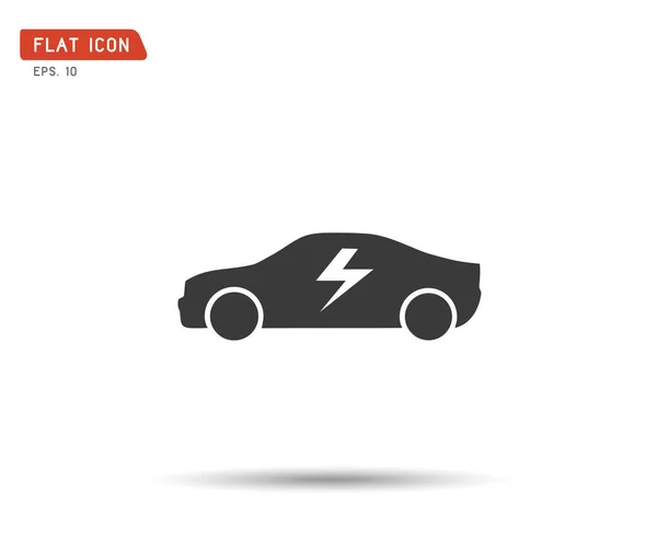 Icône électrique voiture, illustration vectorielle logo — Image vectorielle