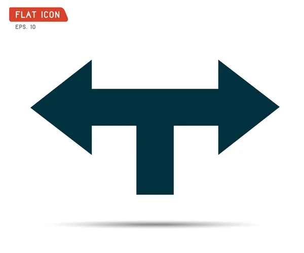 Flecha Icono gráfico, reciclaje logo vector ilustración — Archivo Imágenes Vectoriales