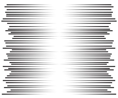 Hız çizgileri Uçan parçacıklar Kusursuz desen, Manga grafik deseni ile savaş, beyaz arkaplanda çizgi roman hızı yatay çizgileri