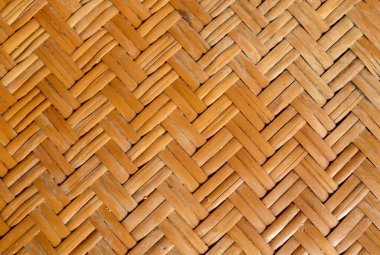 Rattan dokusu, el işi bambu dokuma arkaplanı.