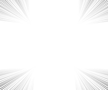 Çizgi roman hız çizgileri arka plan dikdörtgen dövüş damgası kart manga ya da anime, grafik doku, süper kahraman hareketi, patlama arkaplanı. Siyah ve beyaz vektör çizimi