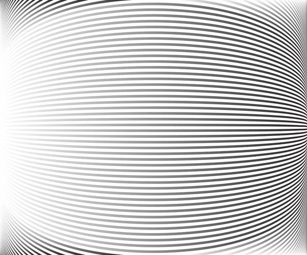 Абстрактный Деформированный Полосатый Фон Векторно Изогнутые Извилистые Наклонные Линии Текстуры — стоковый вектор