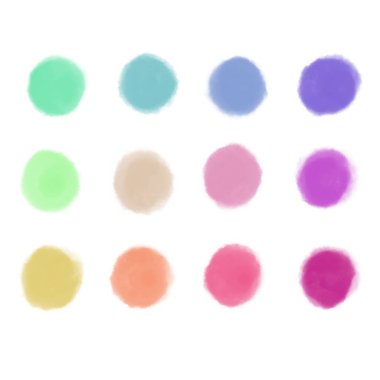 Soyut renkli el çizimi suluboya boya arkaplanı - Görüntü