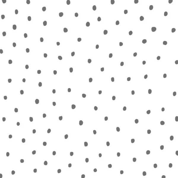 Polka Dots Brush Painting Pattern Background Hand Drawn Colorful Holiday — Stock Photo, Image