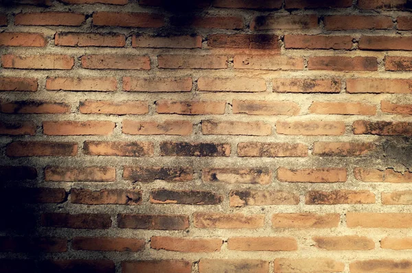 Background Old Vintage Dirty Brick Wall Wall Space — Stock Photo, Image