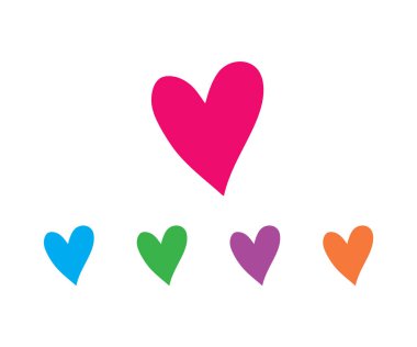 Sevgililer Günü için sevgililer günü sembolü tasarımı, romantik düğün kartı, aşk teması. Vektör illüstrasyonu