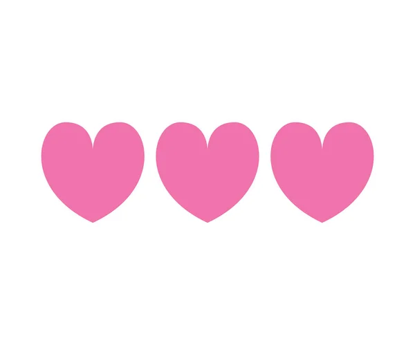 Disegno Simbolo Cuore San Valentino San Valentino Biglietto Nuziale Romantico — Vettoriale Stock