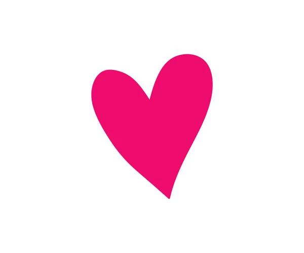 Valentine Herz Symbol Design Von Valentin Hochzeitstag Karte Der Romantischen — Stockvektor