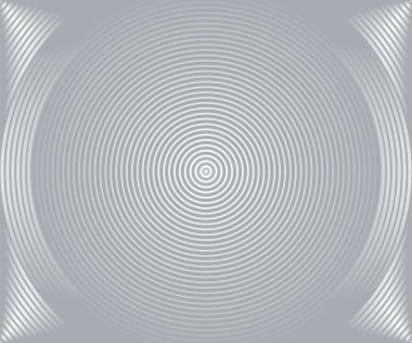 Concentric Circle Elementleri, Arkaplan. Soyut çember deseni. Siyah beyaz grafikler