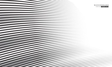 Wave Stripe Arkaplanı - tasarımınız için basit doku. Soyut çizgi arkaplanı, EPS10 vektörü 